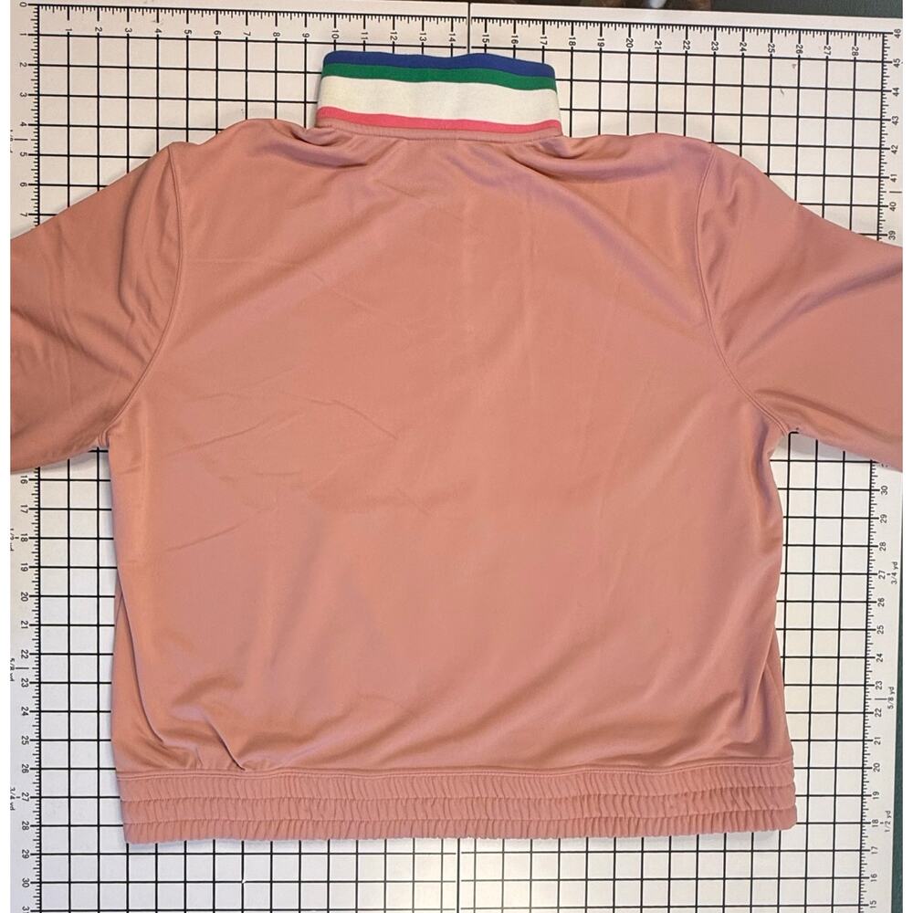 Nike Sportswear Essential Track Jacket Womens XL Pink Striped Collar DJ1097-685 - Picture 3 of 7